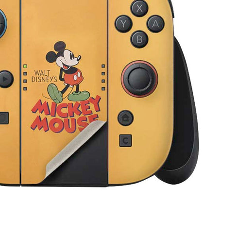 Disney Mickey Mouse Walt Disney Classic Character Nintendo Switch 2 (2025) Joy-Con Controller Skin