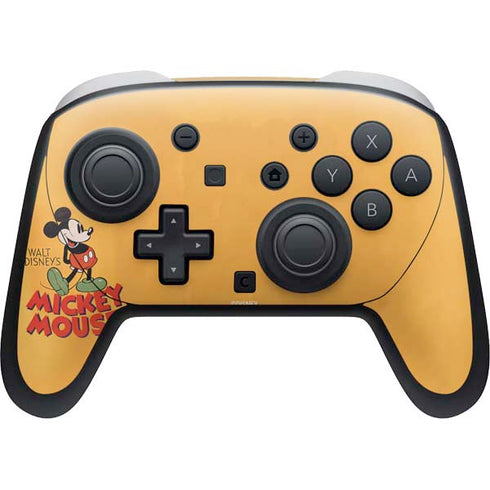 Disney Mickey Mouse Walt Disney Classic Character Nintendo Switch 2 (2025) Pro Controller Skin