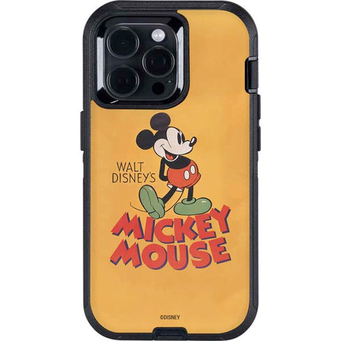 Disney Mickey Mouse Walt Disney Classic Character Otterbox Defender iPhone Skin