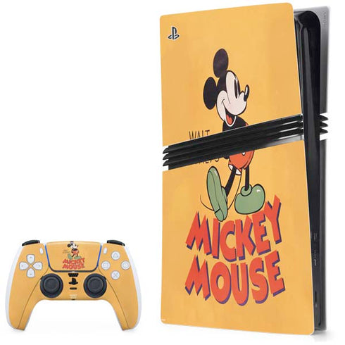 Disney Mickey Mouse Walt Disney Classic Character PlayStation PS5 Skins