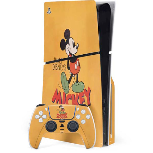 Disney Mickey Mouse Walt Disney Classic Character PlayStation PS5 Skins
