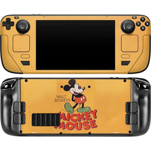 Disney Mickey Mouse Walt Disney Classic Character Steam Deck Handheld Gaming Computer OLED Skin