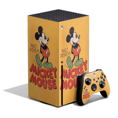 Disney Mickey Mouse Walt Disney Classic Character Xbox Series X Skins