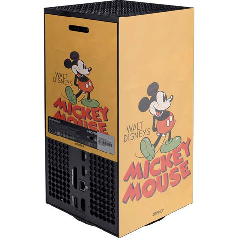 Disney Mickey Mouse Walt Disney Classic Character XBox Series X Digital Edition Console Skin