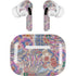 Warm Taupe Floral AirPods Skins