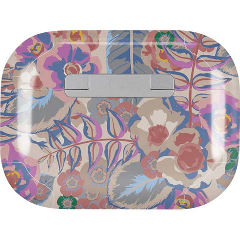 Warm Taupe Floral AirPods Skins