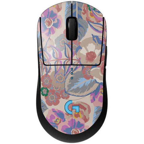 Warm Taupe Floral G Pro Wireless Gaming Mouse Skin