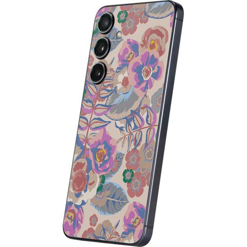 Warm Taupe Floral Galaxy A16 5G Skin