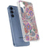 Warm Taupe Floral Galaxy A35 5G Clear Case