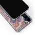 Warm Taupe Floral Galaxy A35 5G Clear Case