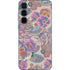 Warm Taupe Floral Galaxy A35 5G Skin