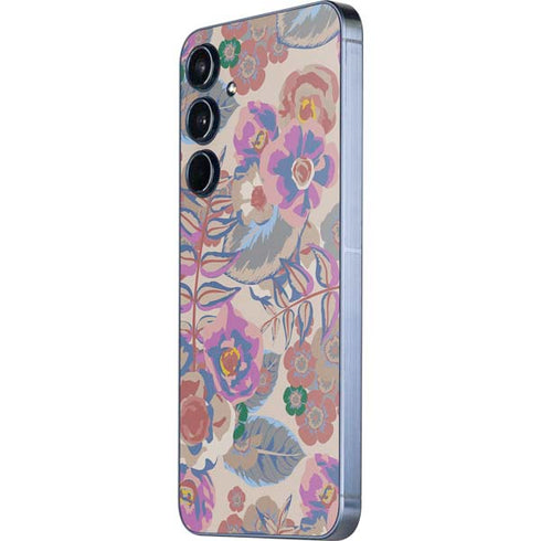 Warm Taupe Floral Galaxy A35 5G Skin