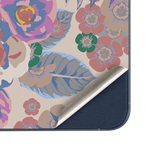 Warm Taupe Floral Galaxy A35 5G Skin