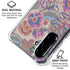 Warm Taupe Floral Galaxy A36 5G Clear Case