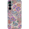 Warm Taupe Floral Galaxy A36 5G Skin