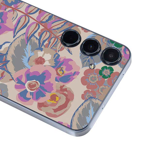 Warm Taupe Floral Galaxy A36 5G Skin