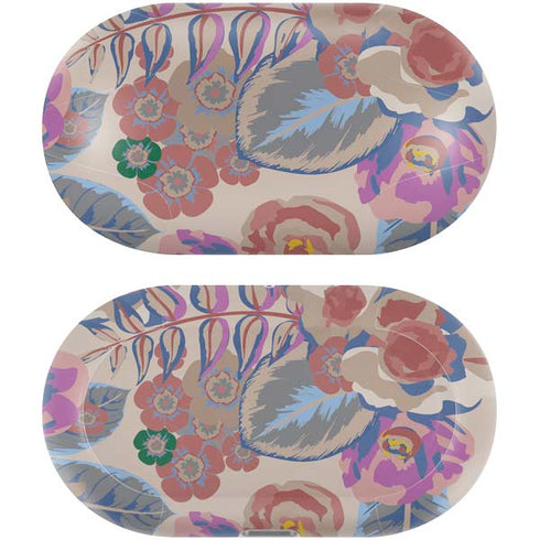 Warm Taupe Floral Galaxy Buds Plus Skin