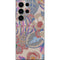 Warm Taupe Floral Galaxy Skins