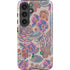 Warm Taupe Floral Galaxy S25 Impact Case