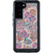 Warm Taupe Floral Galaxy S24 Plus Waterproof Case