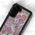 Warm Taupe Floral Galaxy S24 Plus Waterproof Case