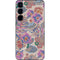Warm Taupe Floral Galaxy S25 Skin