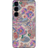 Warm Taupe Floral Galaxy S24 Skin