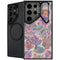 Warm Taupe Floral Galaxy S24 Ultra Kickstand Case