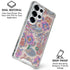 Warm Taupe Floral Galaxy S25 Ultra Clear Case