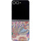 Warm Taupe Floral Galaxy Z Flip6 Skin
