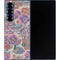 Warm Taupe Floral Galaxy Z Fold6 Skin