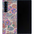 Warm Taupe Floral Galaxy Z Fold6 Skin
