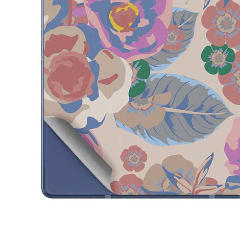 Warm Taupe Floral Galaxy Z Fold6 Skin