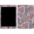 Warm Taupe Floral iPad Skins