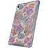 Warm Taupe Floral iPad 11th Gen (2025) Clear Case