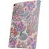 Warm Taupe Floral Apple iPad Air Skin