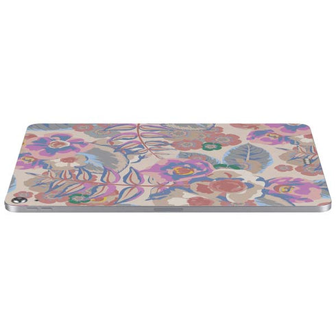 Warm Taupe Floral Apple iPad Air Skin