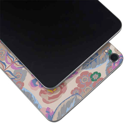 Warm Taupe Floral Apple iPad Mini Skin