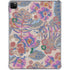 Warm Taupe Floral iPad Pro 11in (2024) Clear Case