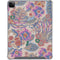 Warm Taupe Floral iPad Cases