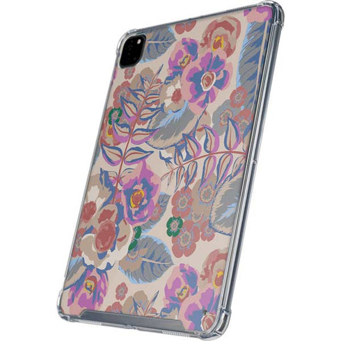 Warm Taupe Floral iPad Cases