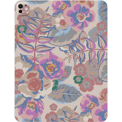 Warm Taupe Floral iPad Pro 13in M4 (2024) Skin