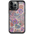 Warm Taupe Floral iPhone Cases