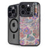 Warm Taupe Floral iPhone 13 Pro Max Kickstand Case