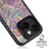 Warm Taupe Floral iPhone 14 Kickstand Case