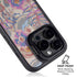 Warm Taupe Floral iPhone 14 Pro Kickstand Case