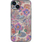 Warm Taupe Floral iPhone Skins