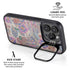 Warm Taupe Floral iPhone 15 Pro Kickstand Case