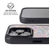 Warm Taupe Floral iPhone 15 Pro Kickstand Case