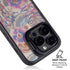 Warm Taupe Floral iPhone 15 Pro Kickstand Case